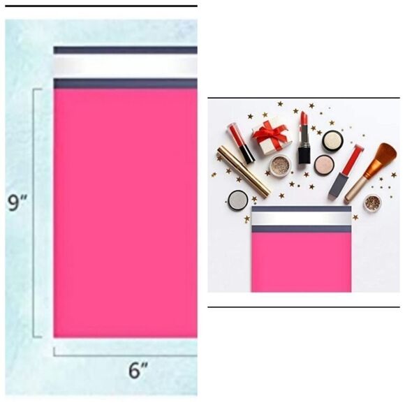 Poly Mailers 50pc Starter Pack w/ 50 Thank you Stickers - Picture 4 of 15